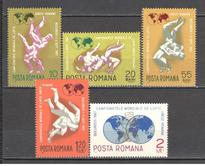 Romania.1967 C.M. de lupte greco-romane CR.146