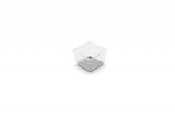 Organizator Curver SISTEMO 1, transparent/gri, 7,5x7,5x5 cm, pentru sertar