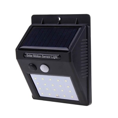 Lampa Solara De Perete Cu 20 LED-uri SMD Si Senzor De Miscare foto