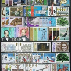 ANGLIA -MAREA BRITANIE-1970-1979-Timbrele comemorative complet pentru10 ani,MNH