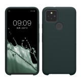 Husa Kwmobile pentru Google Pixel 5, Verde, Silicon, 53633.169, Carcasa