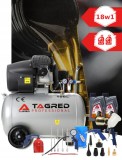 Compresor aer comprimat 100L 230V 3.5kw 530Lmin 8bar + kit scule (TA361+2X6093+TA0002+KD2100)