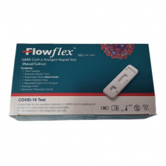 Test rapid antigen COVID 19, nazofaringian si saliva,1 test/cutie, Flowflex