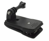 Clema zimtata cu rotire 360 si patina quick-release pentru GoPro Hero GP154B, Generic