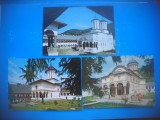 HOPCT LOT 3995 -IP- 3 CARTI POSTALE-MANASTIREA COZIA-JUD VALCEA --CIRCULATE, Circulata, Printata