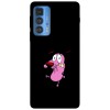 Husa compatibila cu Motorola Edge 20 Lite model Hi am Courage, Silicon, TPU, Viceversa, Transparent, Carcasa