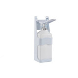 Dispenser pentru gel dezinfectant si sapun lichid cu recipient 1L, Silver