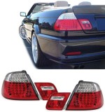 Stop stopuri triple BMW E46 cabrio NFL rosu clar LED NOU