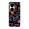 Husa compatibila cu Huawei Nova Y70 model Neon stickers pattern, Silicon, TPU, Viceversa