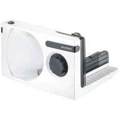Feliator paine si branzeturi Severin AS 3912, 100W, Pliabil, Lama de otel 17 cm, Grosime 0-15 mm, Alb