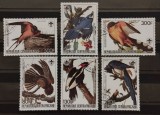 BC538, Rep.Centrafricana 1985, serie fauna, pasari