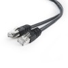 PATCH CORD FTP GEMBIRD Cat5e, cupru-aluminiu, 1 m, negru, AWG26, ecranat &quot;PP22-1M/BK&quot; (timbru verde 0.08 lei)