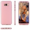 Husa Full Cover 360&deg; (fata + spate) pentru Samsung Galaxy S8, Rose Gold