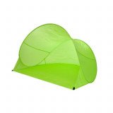 Cort Pop-up Semi-deschis pentru Plaja cu Protectie Solara UV si Impermeabil, Verde, 140x110cm, Palmonix