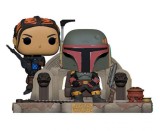 Figurina - Star Wars - Boba Fett and Fennec on Throne | Funko