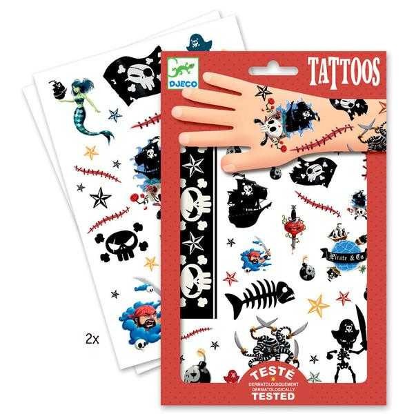 Tatuaje Pirati - Set stimulare indemanare si creativitate