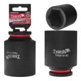 Cheie tubulara de impact in 6 puncte, 3 / 4&quot;, 52 mm, Cr-Mo, Tvardy T00213-52
