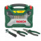 Bosch Set 73 accesorii X-Line Titanium, biti, chei tubulare, adaptor chei tubulare, burghie , clesti