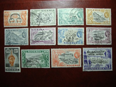 NIGERIA 1953 ELISABETA II foto