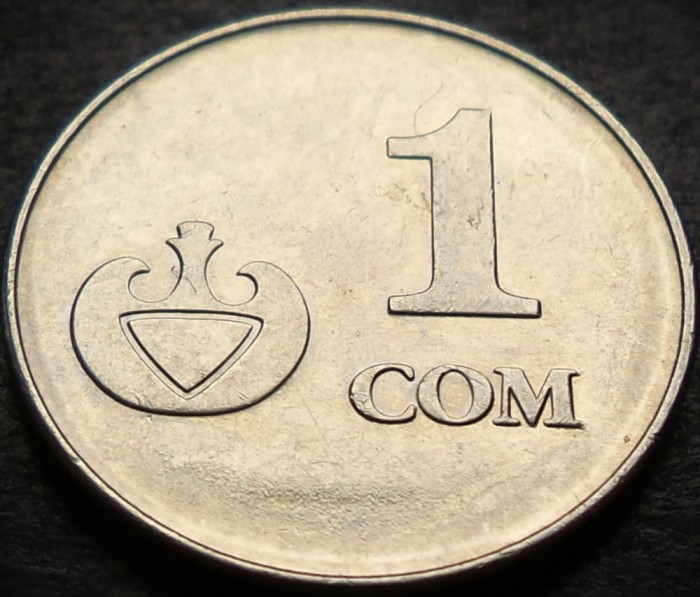 Moneda exotica 1 SOM - REPUBLICA KYRGYZSTAN, anul 2008 * cod 4560