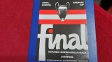 Program finala C.C. E. Borussia Moenchengladbach - Liverpool