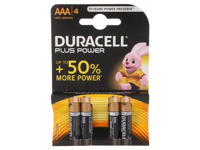 Baterii Alcaline AAA 1,5V Pachet 4 Bucăți