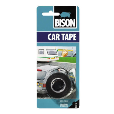 Bandă dublu adezivă pentru auto BISON Car Tape, 1,5mx19mm foto