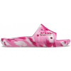 Papuci Classic Crocs Marbled Slide Roz - Candy Pink/Pink Lemonade, 36 - 39, 41, 42