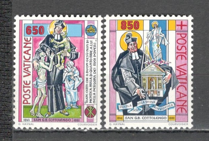 Vatican.1992 150 ani moarte Sf.G.B. Cottolengo SV.594