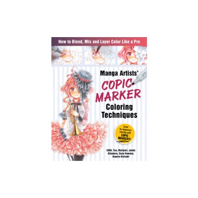 Manga Artists Copic Marker Coloring Techniques: Learn How to Blend, Mix and Layer Color Like a Pro foto