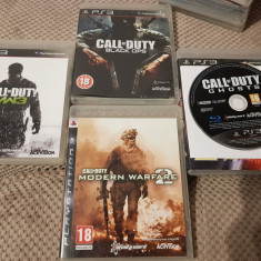 Joc/jocuri pt ps3 Playstation 3 PS 3 Colectie 4 jocuri shooter CALL OF DUTY