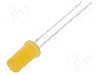 Dioda LED, 4,8mm, portocalie, 500...750mcd, 20mA, 1,8...2,6V, OPTOSUPPLY - OS5OEA5TK4A
