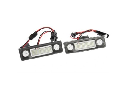 Set lampa numar SKODA OCTAVIA II (1Z5), 10.2008-12.2013 Combi; ROOMSTER/PRAKTIK (5J), 03.2009-04.2010, Stanga=Dreapta, LED; tuning; foto