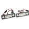 Set lampa numar SKODA OCTAVIA II (1Z5), 10.2008-12.2013 Combi; ROOMSTER/PRAKTIK (5J), 03.2009-04.2010, Stanga=Dreapta, LED; tuning;