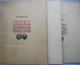 Istoria Literaturii Romane Vechi, N. Cartojan, 3 volume, Carte Beletristica