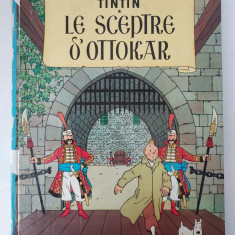 Les Aventures de Tintin - Le Sceptre D'Ottokar, Benzi desenate Lb.Franceza 1966