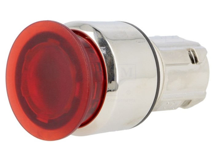Comutator apăsare 22mm roșu IP67