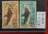 TS21 - Timbre serie Spania 1963 Mi1411-12, Stampilat