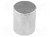 Magnet neodim, 20mm, 10mm, ELESA+GANTER - GN 52.1-ND-10-1