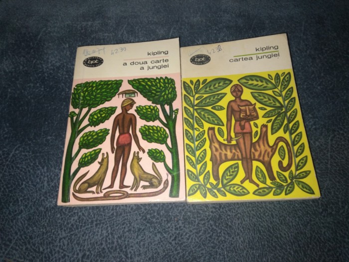 KIPLING - CARTEA JUNGLEI A DOUA CARTE A JUNGLEI 2 VOL COLECTIA BPT