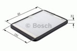 Filtru polen / aer habitaclu PEUGEOT EXPERT Van (222) (1995 - 2016) BOSCH 1 987 432 060