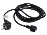 Cablu CEE 7/7 unghi LANBERG, ştecăr IEC C13 mamă 90&deg; PVC