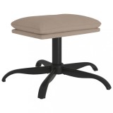 Cumpara ieftin Taburet, gri deschis, 60x60x36 cm, microfibra