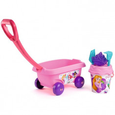 Set Jucarii Nisip Smoby Carucior Disney Princess Cu Accesorii foto