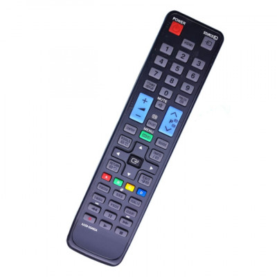 Telecomanda pentru TV LCD Samsung, Design ergonomic, ABS, 2 x AAA, Neagra foto