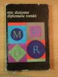 MIC DICTIONAR DIPLOMATIC ROMAN, 1967