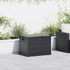 vidaXL Cutie depozitare grădină antracit 77.5x54.5x53 cm plastic 170 L