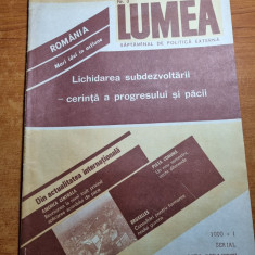 revista lumea 14 ianuarie 1988 - ziua de nastere a elenei ceausescu