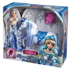 Princess, Papusa Craiasa Zapezii de 30 cm si calutul ei, GG02954E foto