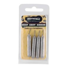 PLUMB SPRO DROP SHOT CU AGRAFA 10.5G 4 BUCATI
